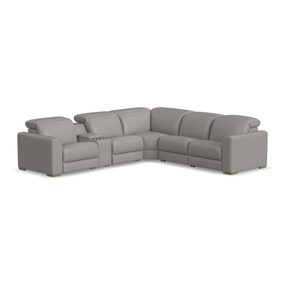 Aurora Power Reclining Sectional with Power Headrests