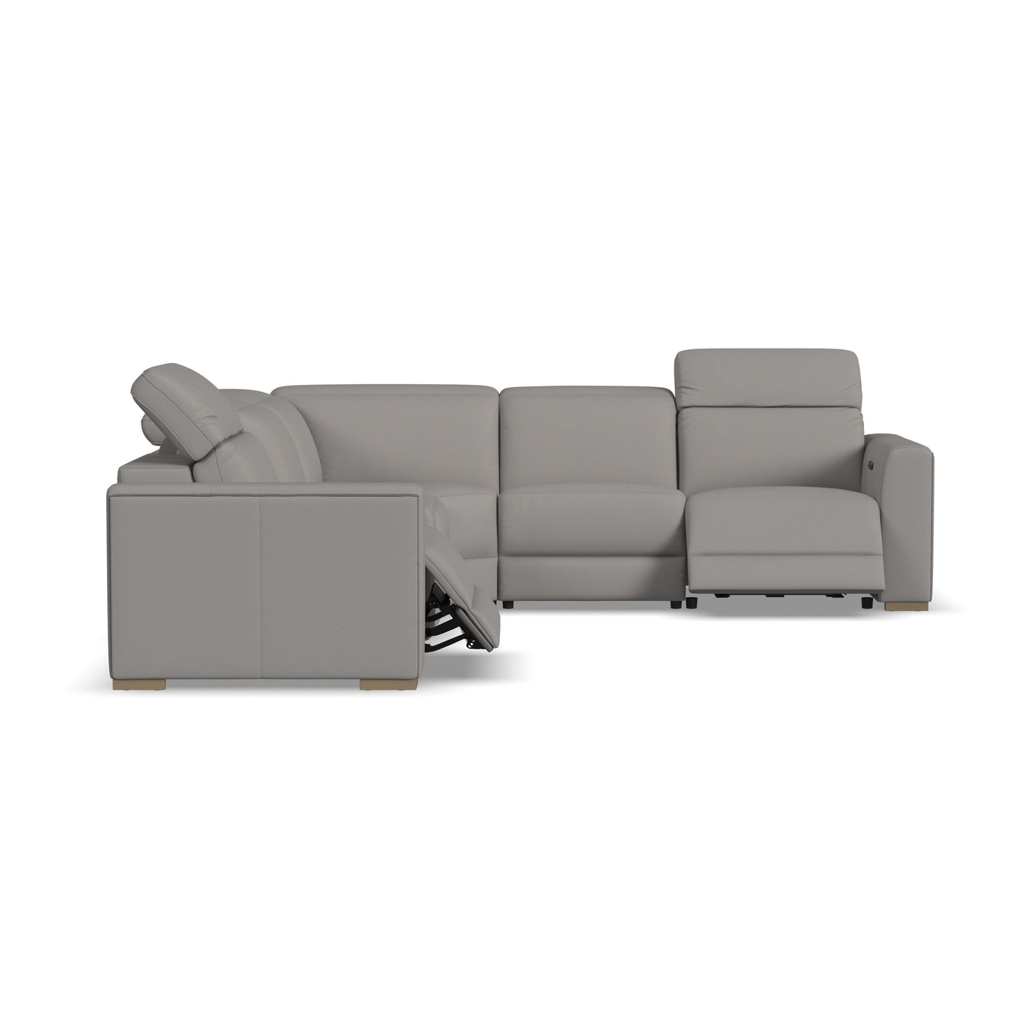 Aurora Power Reclining Sectional with Power Headrests