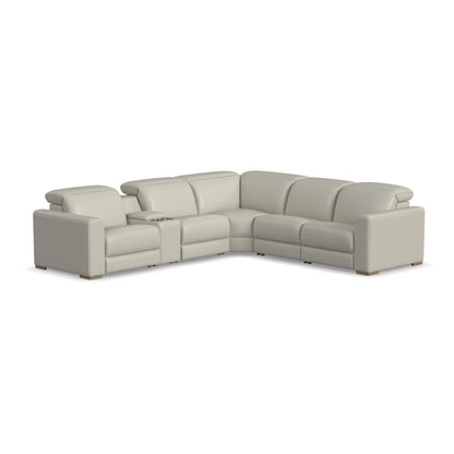 Aurora Power Reclining Sectional with Power Headrests