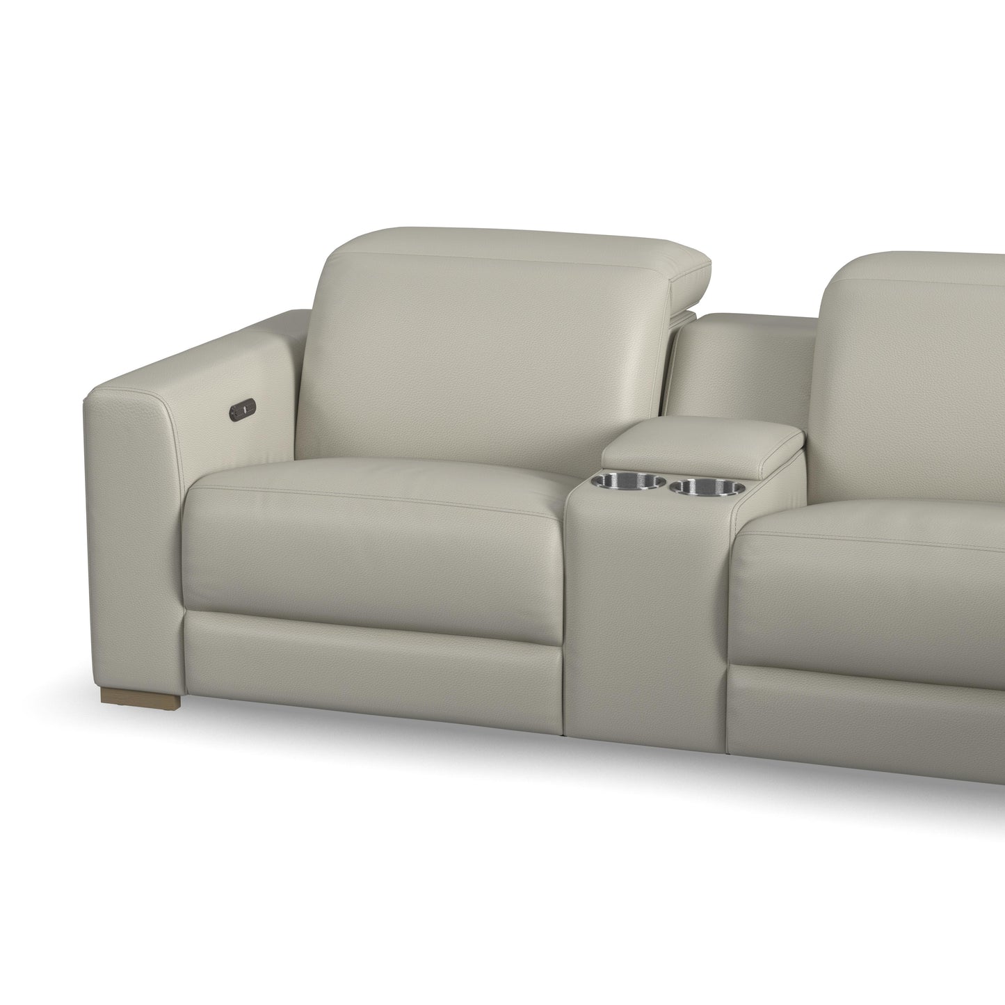 Aurora Power Reclining Sectional with Power Headrests