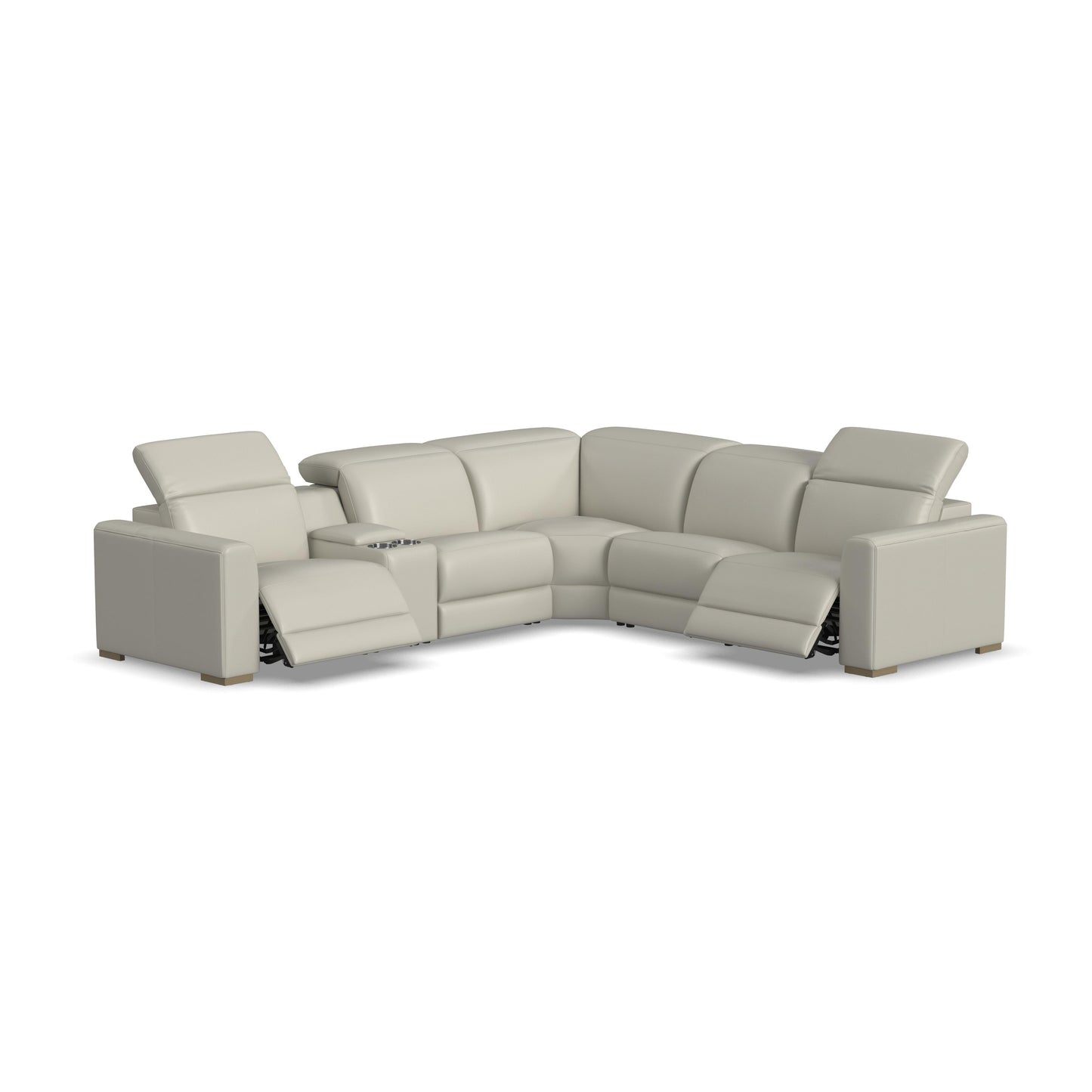 Aurora Power Reclining Sectional with Power Headrests