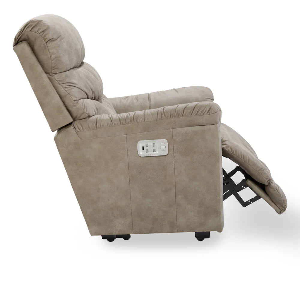 Joshua Power Wall Recliner w/ Headrest & Lumbar