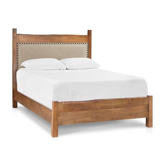 Heritage Live Edge Upholstered Bed