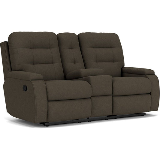 Kerrie Reclining Loveseat with Console