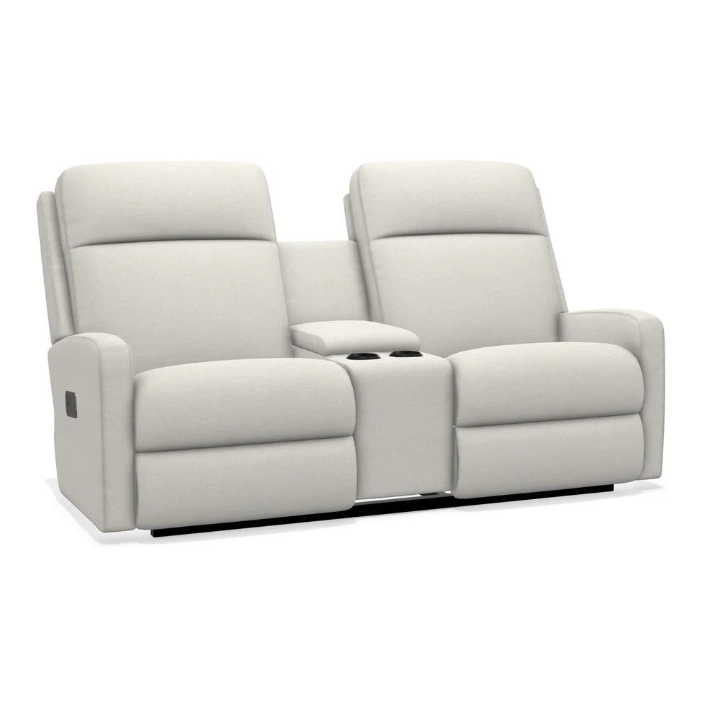 Finley Power Wall Reclining Loveseat w/ Console Headrest & Lumbar