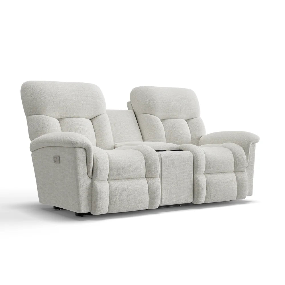 Mateo Power Wall Reclining Loveseat w/ Console Headrest & Lumbar