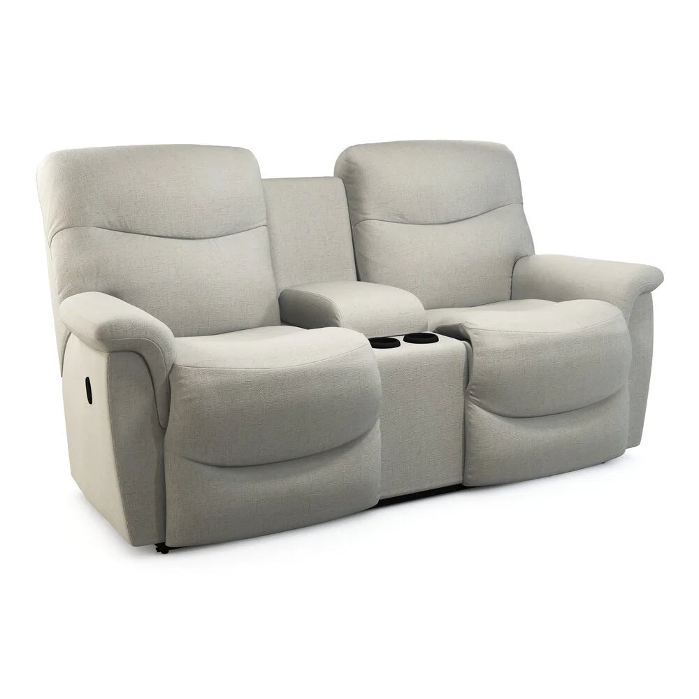 James Reclining Loveseat w/ Console