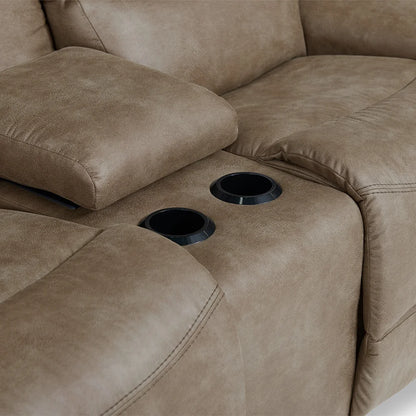 Soren Reclining Loveseat w/ Console