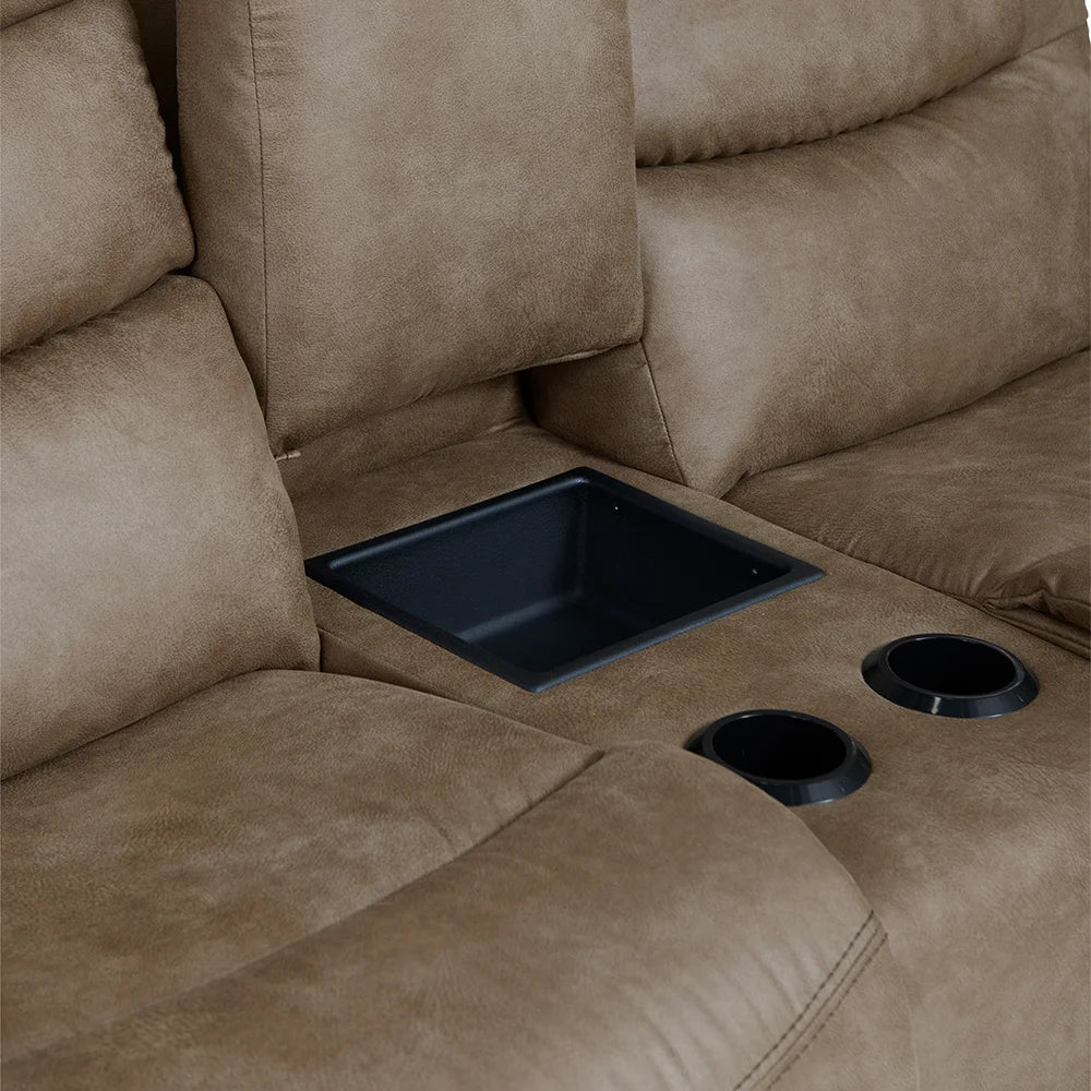 Soren Reclining Loveseat w/ Console