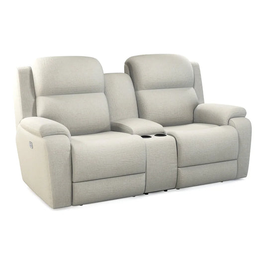 Dorian Power Reclining Loveseat w/ Headrest & Console