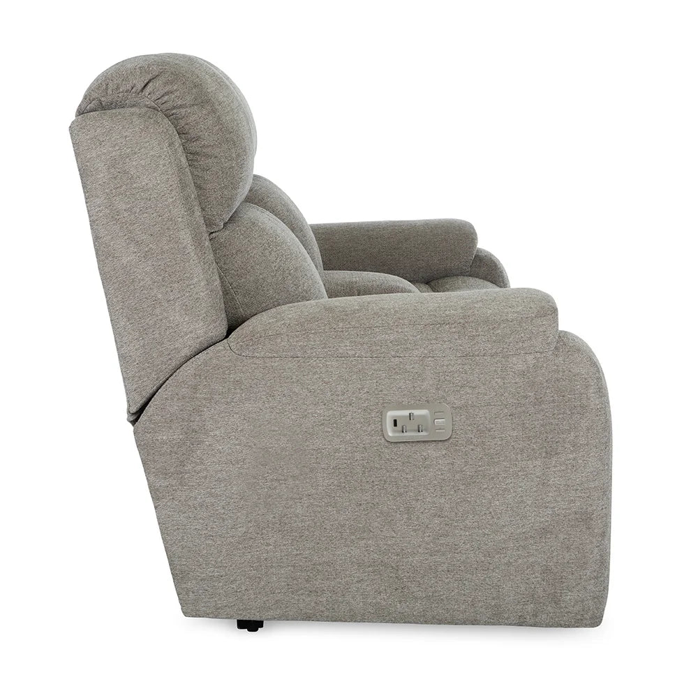 Dorian Power Reclining Loveseat w/ Headrest & Console