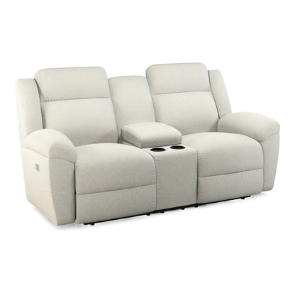 Joel Power Reclining Loveseat w/ Headrest & Console