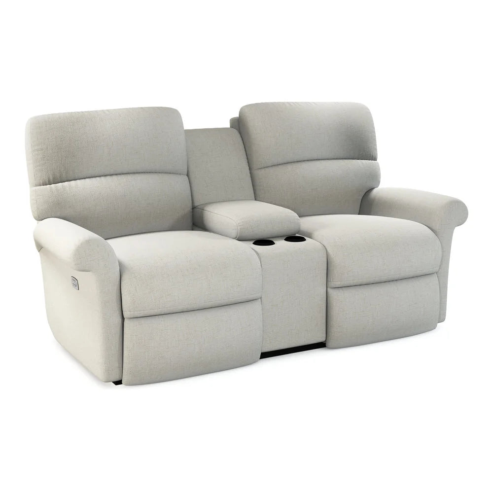 Robin Power Reclining Loveseat w/ Headrest & Console