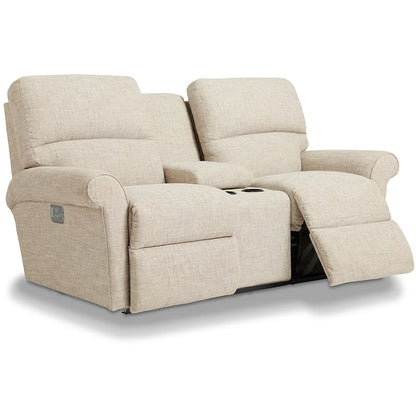 Robin Power Reclining Loveseat w/ Headrest & Console