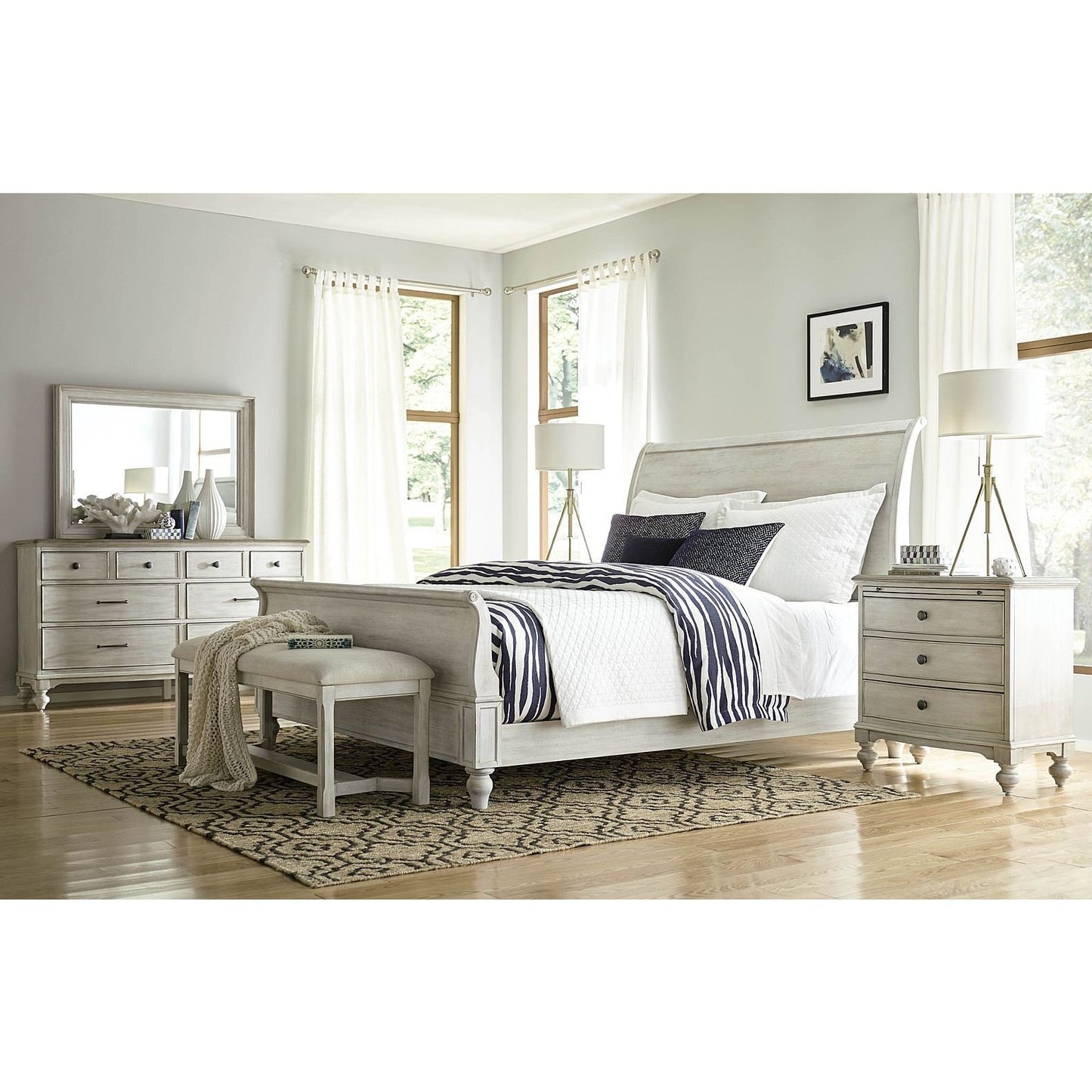 Hanover Sleigh Cal King Bed