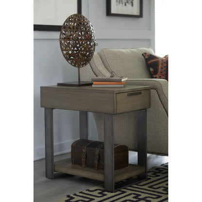 Rectangular Drawer Chairside Table