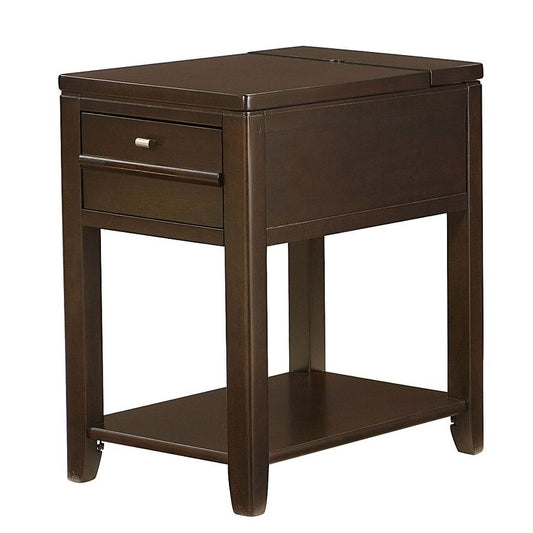 Downtown Chairside Table-Espresso