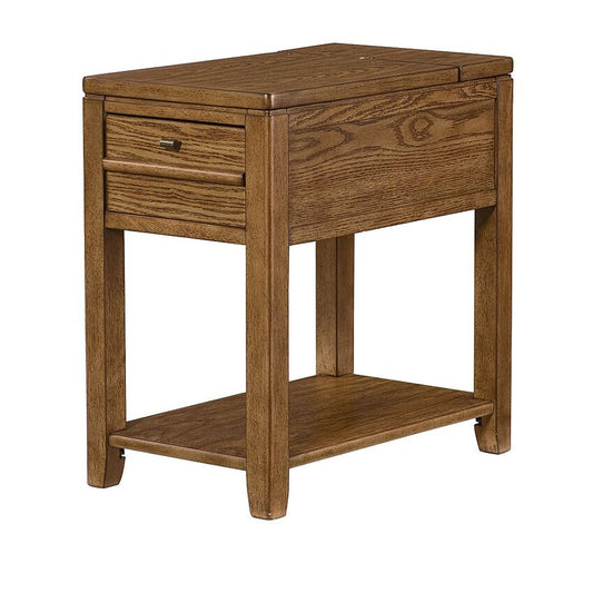 Downtown Chairside Table- Oak