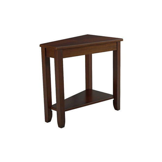 Wedge Chairside Table-Cherry