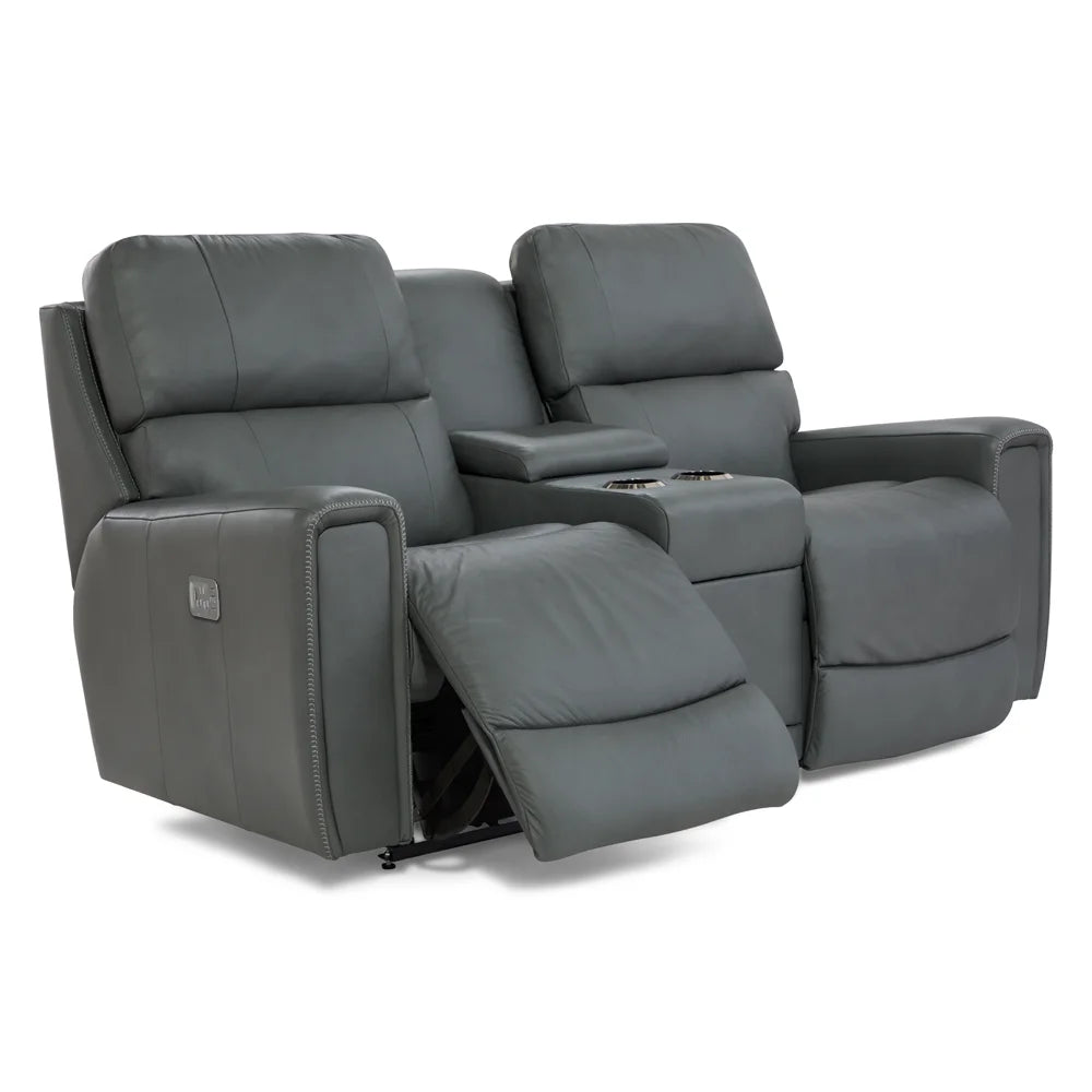 Apollo Power Reclining Loveseat w/ Headrest and Console