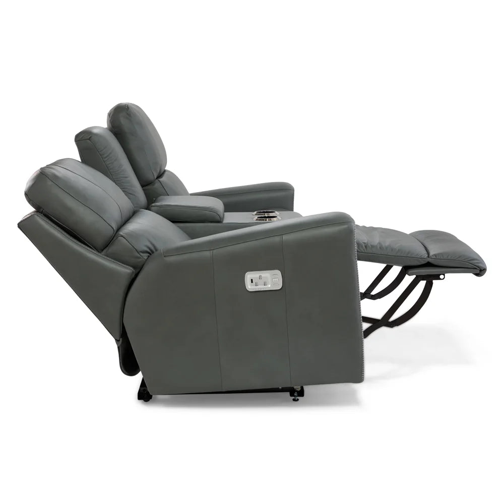 Apollo Power Reclining Loveseat w/ Headrest and Console