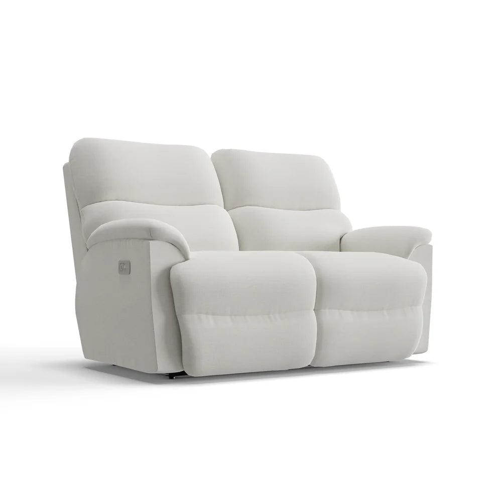 Trouper Power Reclining Loveseat w/ Headrest, Lumbar & Console