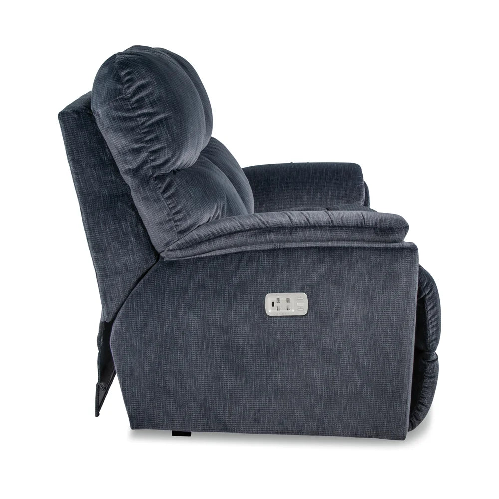 Trouper Power Reclining Loveseat w/ Headrest & Lumbar