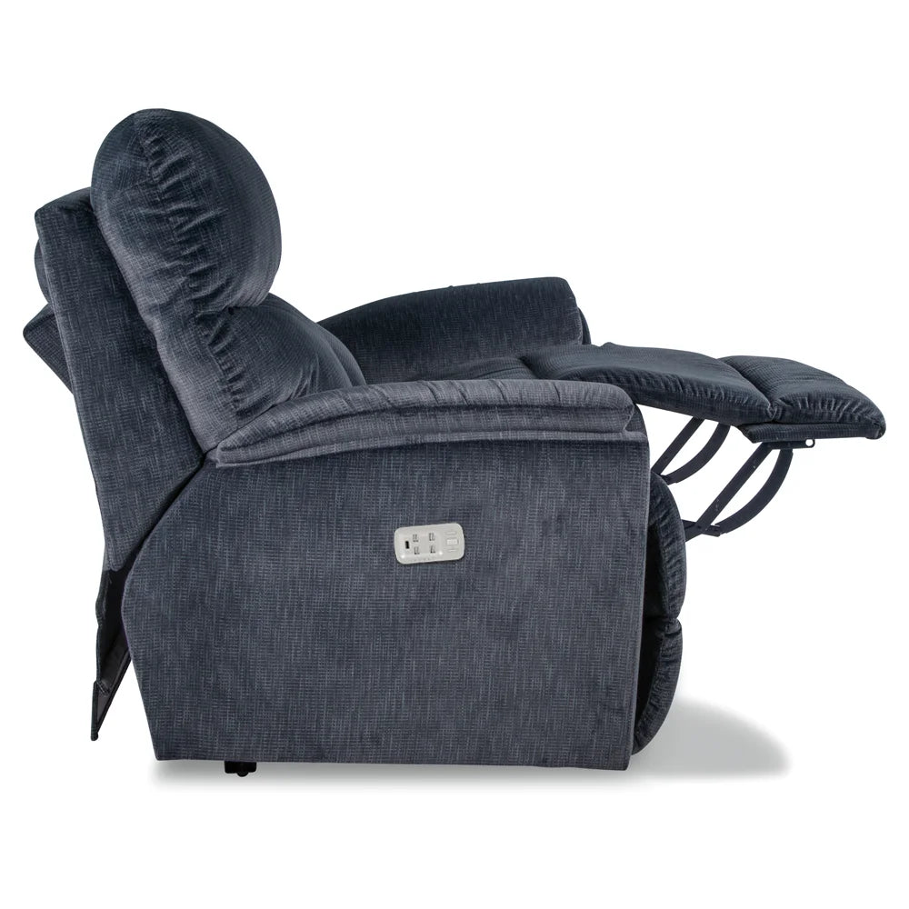 Trouper Power Reclining Loveseat w/ Headrest & Lumbar