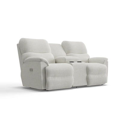 Trouper Power Reclining Loveseat w/ Headrest & Lumbar