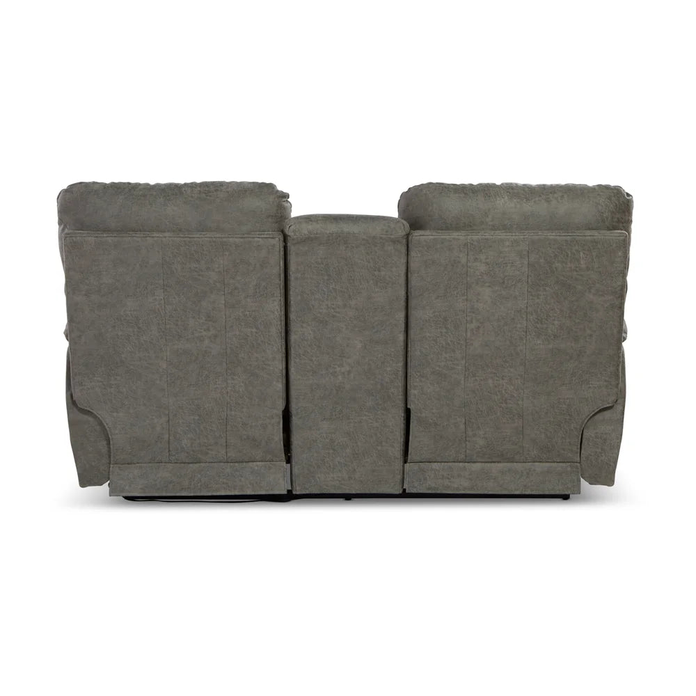 Trouper Power Reclining Loveseat w/ Headrest, Lumbar & Console