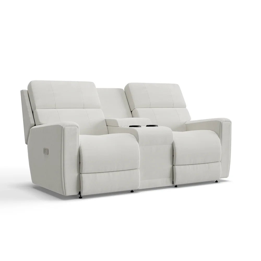 Apollo Power Reclining Sofa w/ Console Headrest & Lumbar