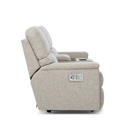 Ava Power Reclining Sofa w/ Console Headrest & Lumbar