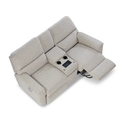 Ava Power Reclining Sofa w/ Console Headrest & Lumbar