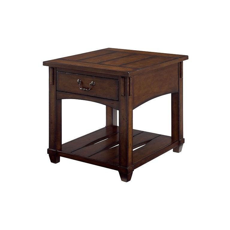 Rectangular Drawer End Table