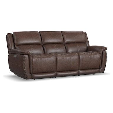 Beau Power Reclining Sofa with Power Headrests