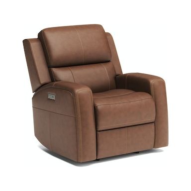 Linden Power Recliner with Power Headrest and Lumbar