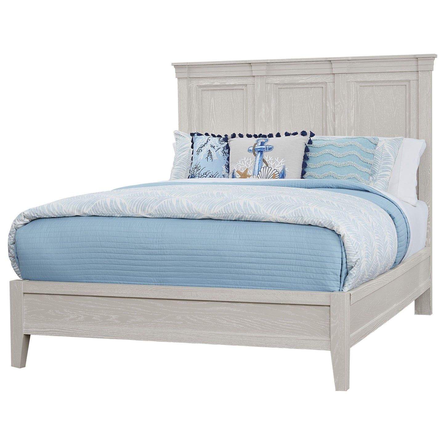 Cool Rustic Mansion Bed Queen- Low Profile FB