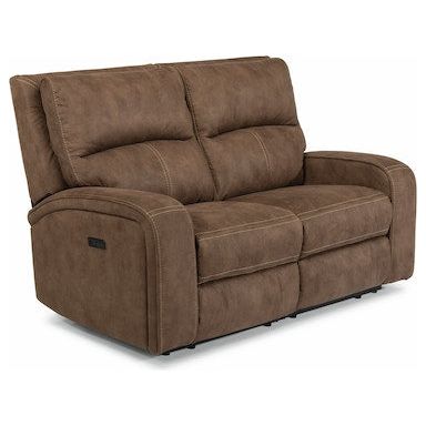 Nirvana Power Reclining Loveseat with Power Headrests