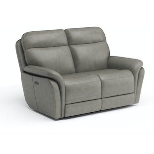 Zoey Power Reclining Loveseat with Power Headrests