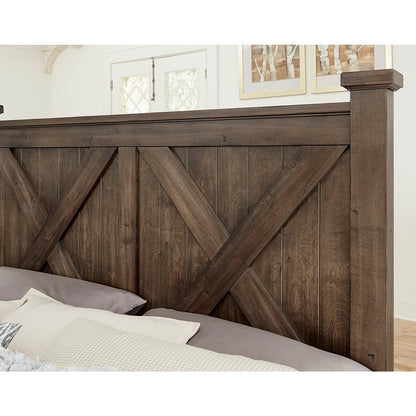 Cool Rustic X Bed Cal King