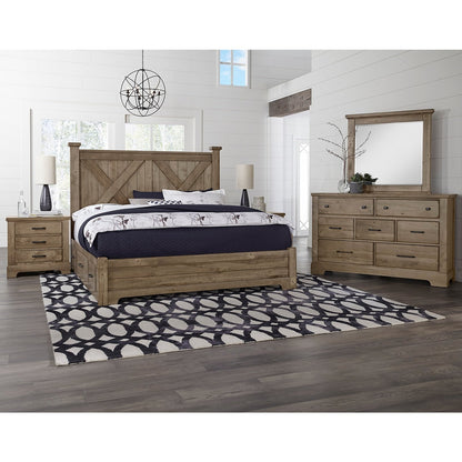 Cool Rustic X Bed Cal King