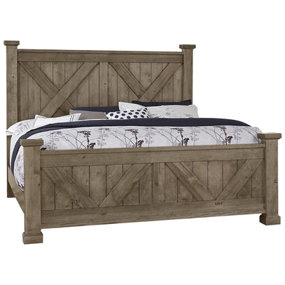 Cool Rustic X Bed Queen