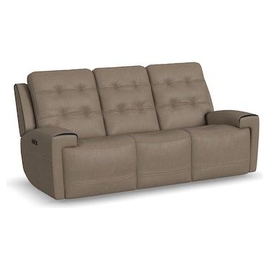 Iris Power Reclining Sofa with Power Headrests