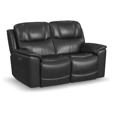 Crew Power Reclining Loveseat with Power Headrests and Lumbar