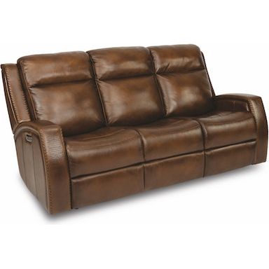 Mustang Power Reclining Sofa with Power Headrests