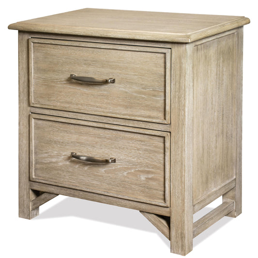 Talford Natural 2-drawer Nightstand