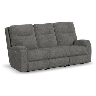 Penn Power Reclining Sofa with Power Headrests and Lumbar