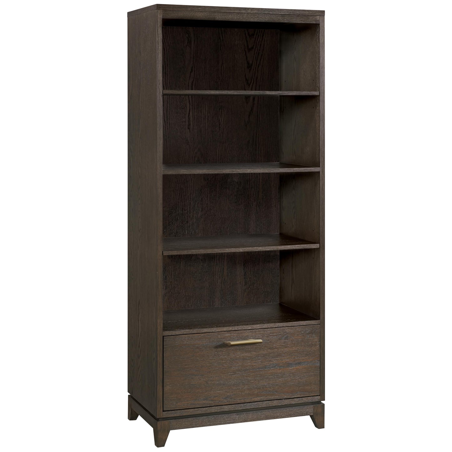 Rafferty Umber Drawer Bookcase