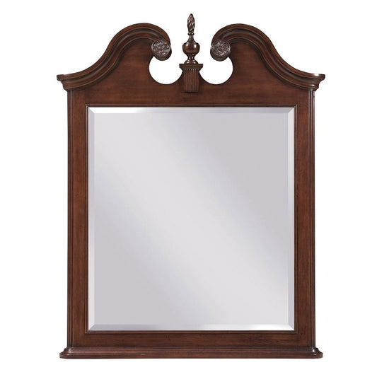 Vertical Pediment Mirror