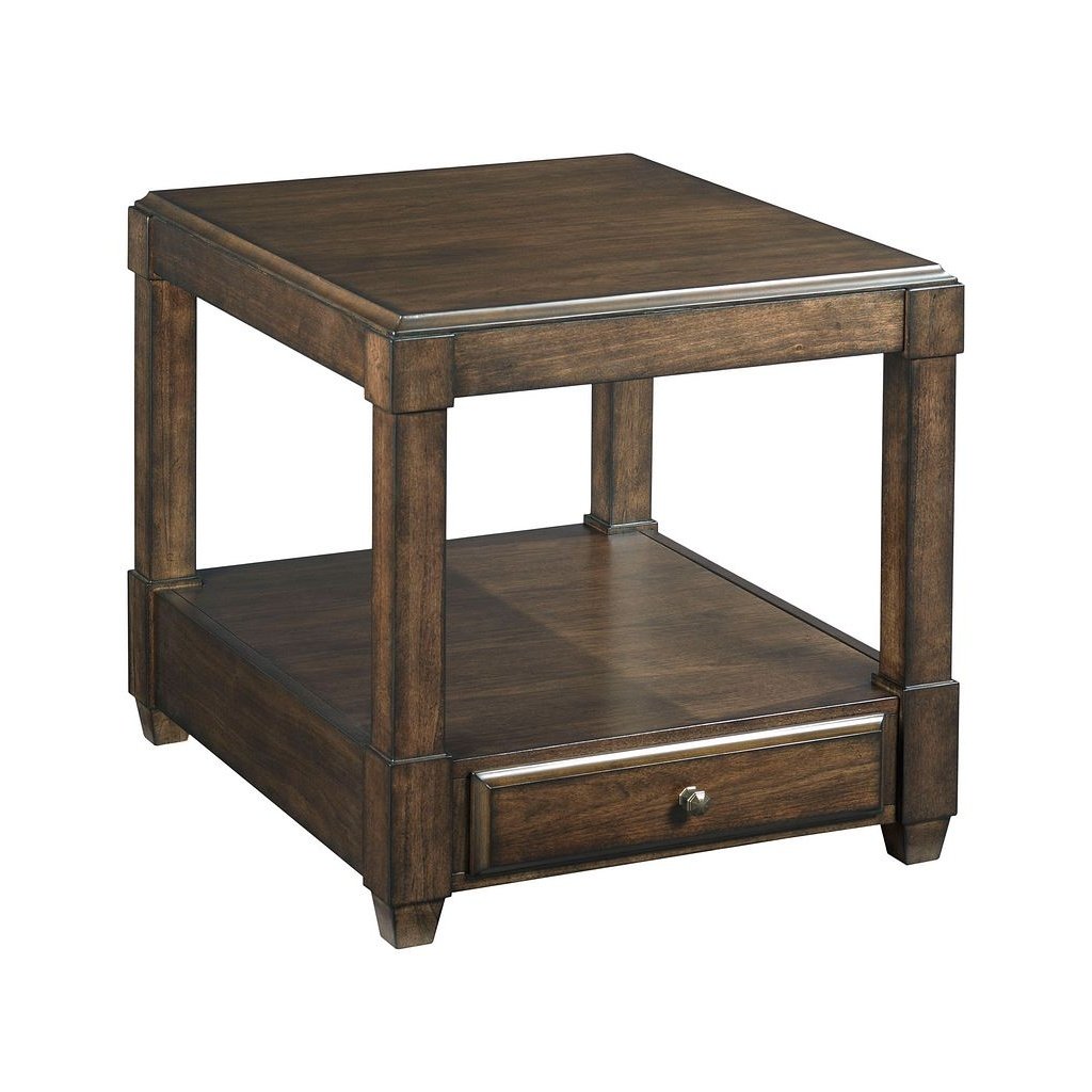 Rectangular Drawer End Table